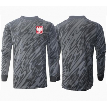 Polonia Portiere Maglia Gara Trasferta Repliche Europei 2024 Maniche Lunghe